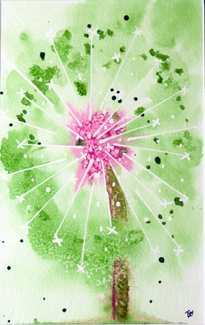 Dandelion Burst by Terry Wittenauer